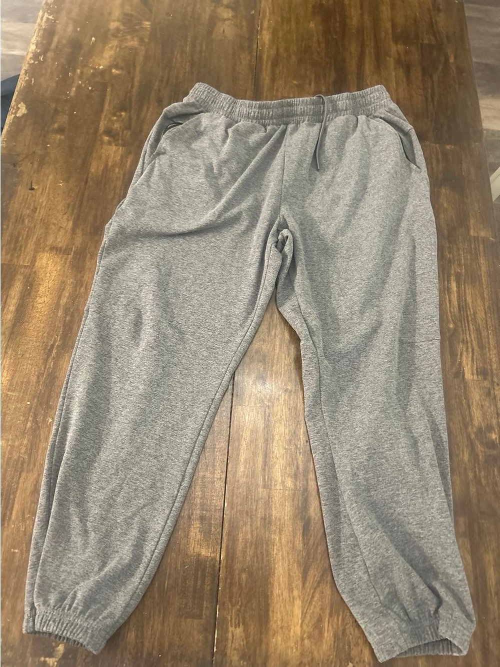 tek gear Men's Heather Gray Jogger Sweatpants